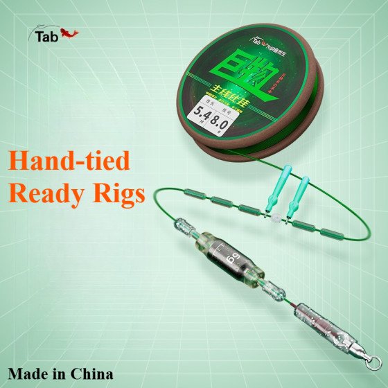 Tab Big Game Fishing Line Set | Premium Pre-Tied Rig